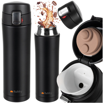 Kubek Termiczny Termos na Gorące Napoje Kawa Herbata Szczelny 440 ml Bidon RUHHY