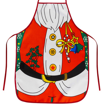 Fartuch Świąteczny Kuchenny Prezent na Święta Mikołajki Mikołaj Fartuszek RUHHY