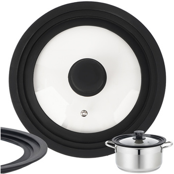 Pokrywka Uniwersalna 3w1 Ruhhy Silikonowa do Garnków i Patelni 18 20 22 cm 25563