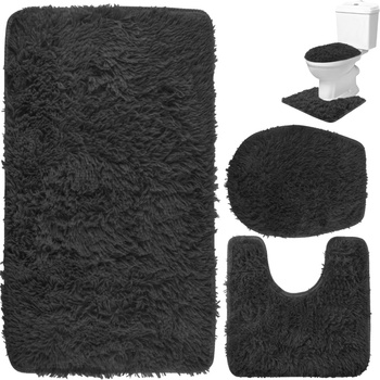 Dywaniki Łazienkowe Komplet Antypoślizgowe Dywanik Łazienkowy 3 cz. Miękkie RUHHY