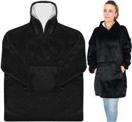 Ciepła Bluza Oversize XXL Koc Włochacz Futrzak 2w1 RUHHY