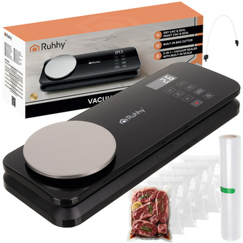 Zgrzewarka Próżniowa do Żywności z Wagą Ruhhy Pakowarka do Jedzenia + Folia